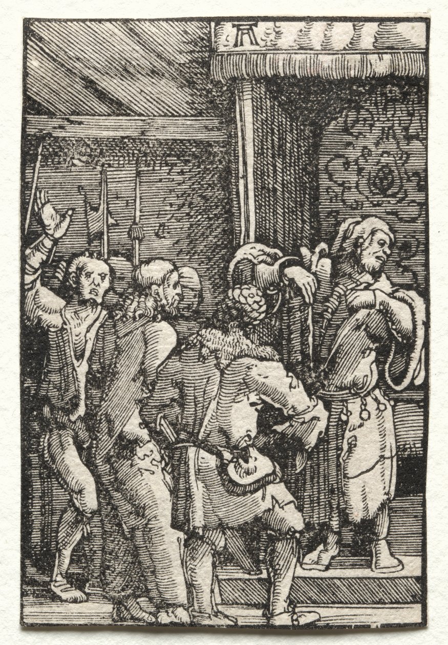 The Fall and Redemption of Man: Christ before Caiaphas by Albrecht Altdorfer