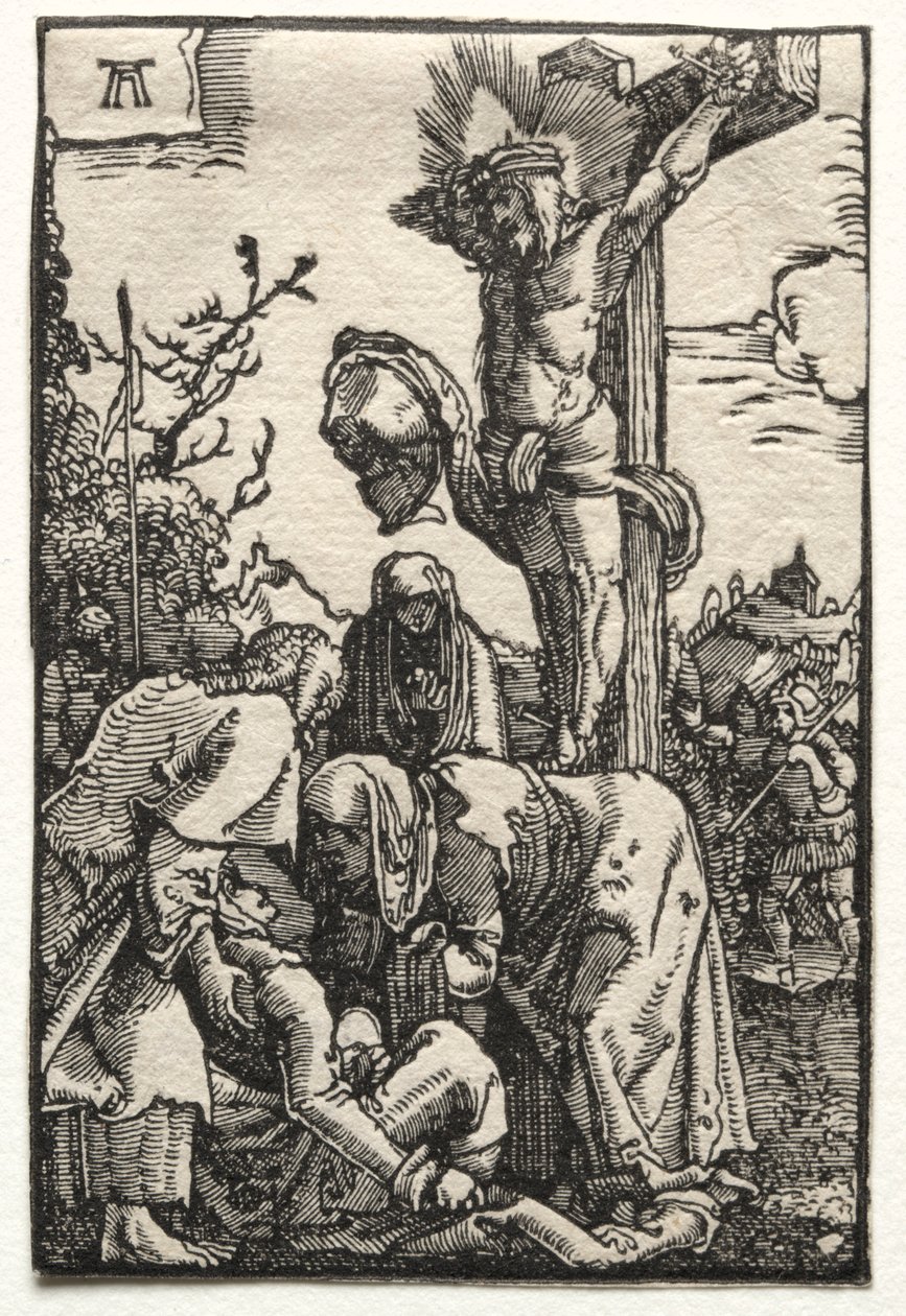 The Fall and Redemption of Man: Christ on the Cross by Albrecht Altdorfer