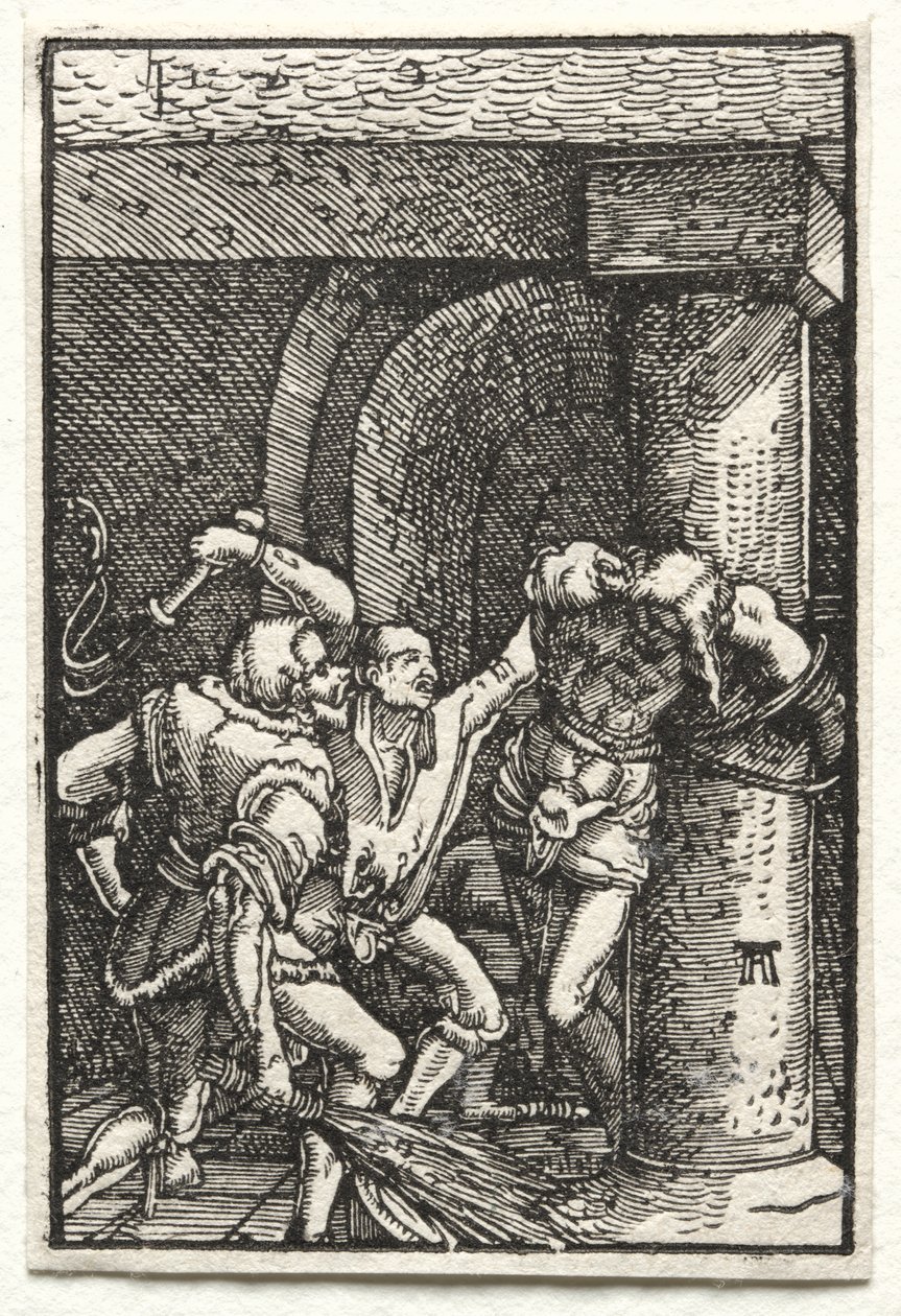 The Fall and Redemption of Man: Flagellation of Christ by Albrecht Altdorfer