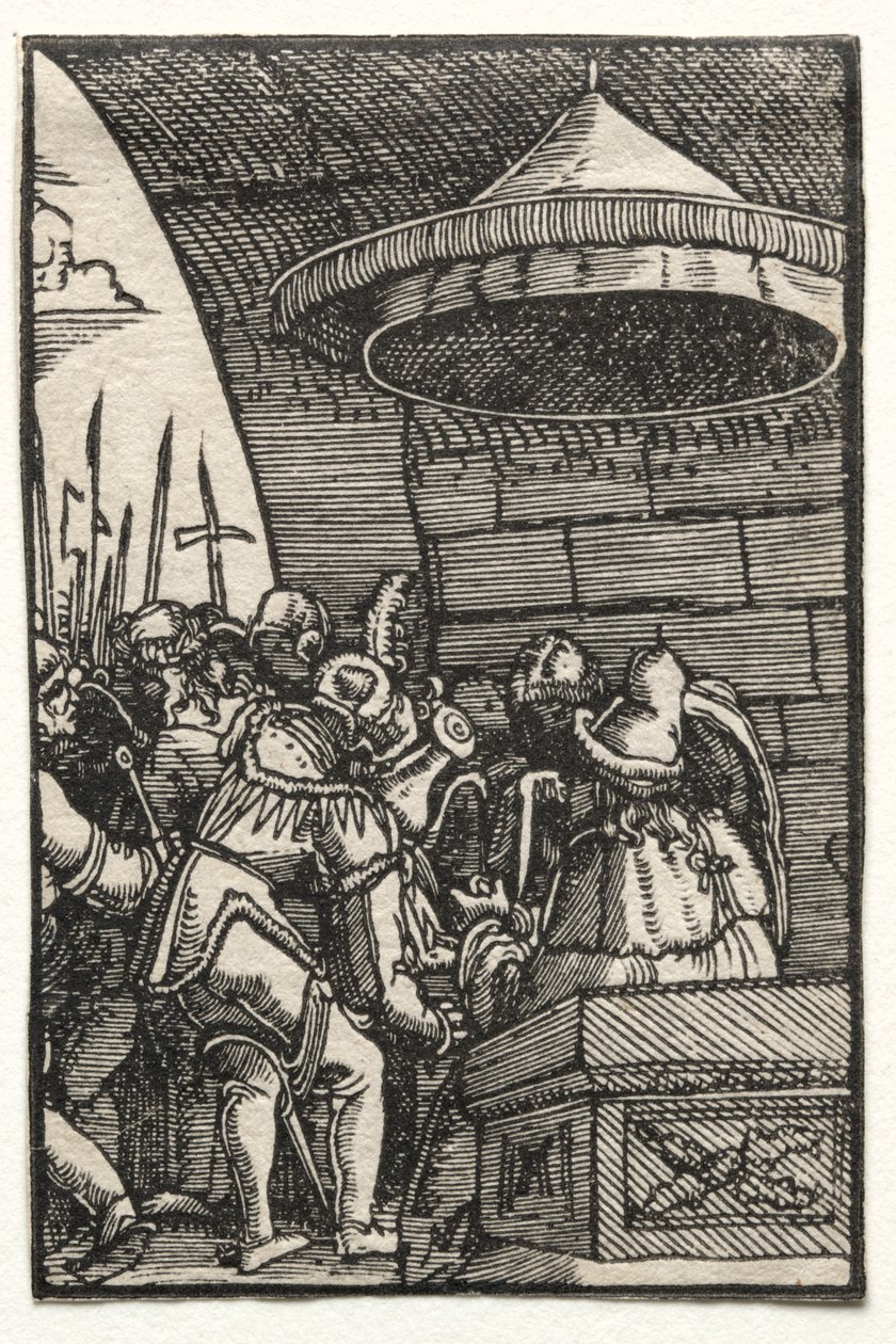 The Fall and Redemption of Man: Pilate Washing His Hands by Albrecht Altdorfer