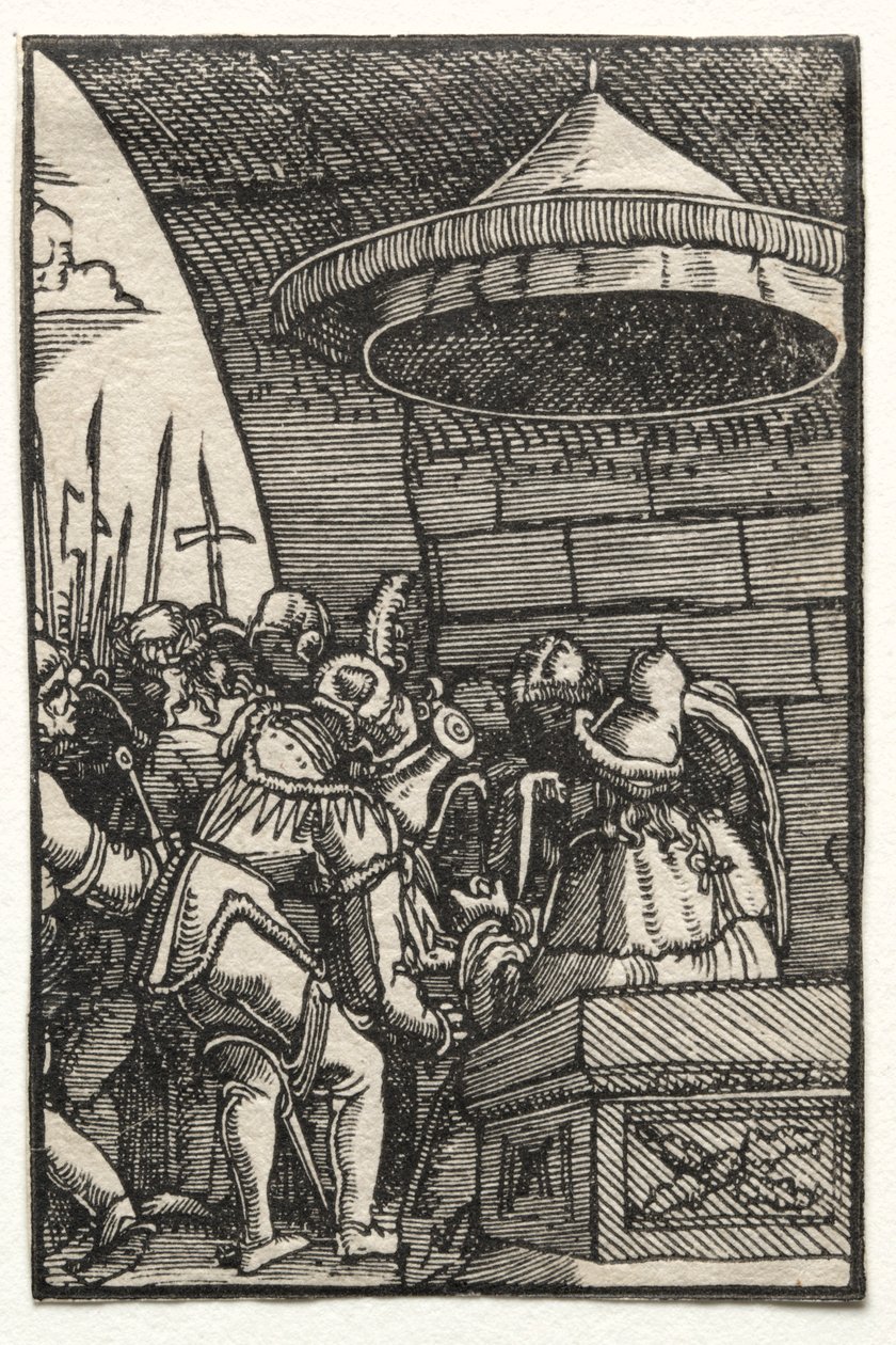 The Fall and Redemption of Man: Pilate Washing His Hands by Albrecht Altdorfer