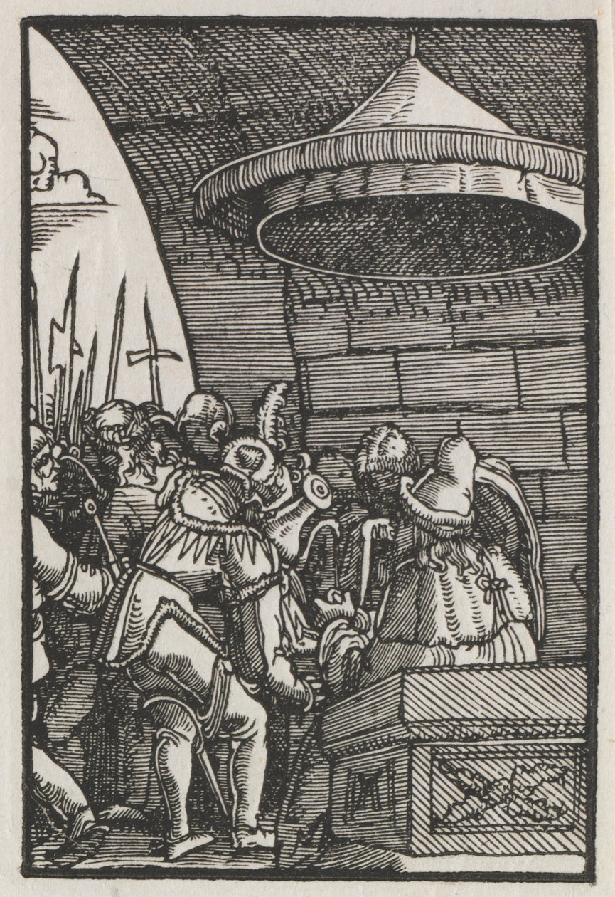 The Fall and Redemption of Man: Pilate Washing his Hands by Albrecht Altdorfer