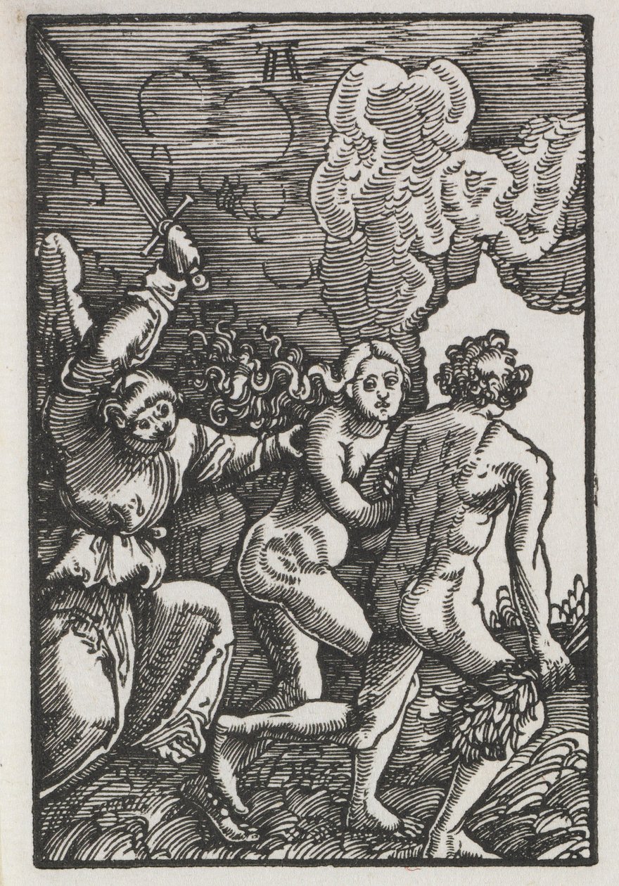 The Fall and Redemption of Man: The Expulsion from Eden by Albrecht Altdorfer