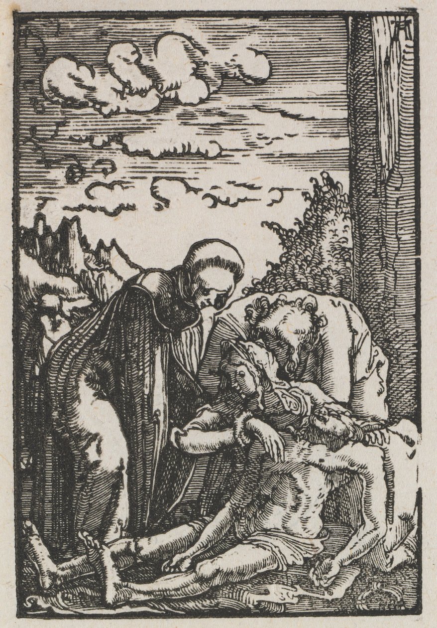 The Fall and Redemption of Man: The Lamentation beneath the Cross by Albrecht Altdorfer