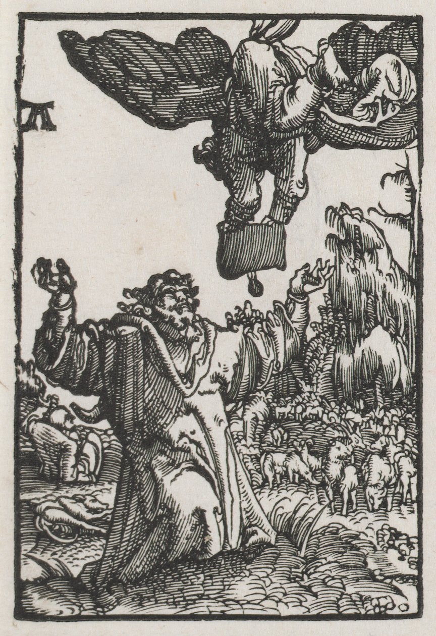 The Fall and Redemption of Man: The Message of the Angel to Joachim by Albrecht Altdorfer