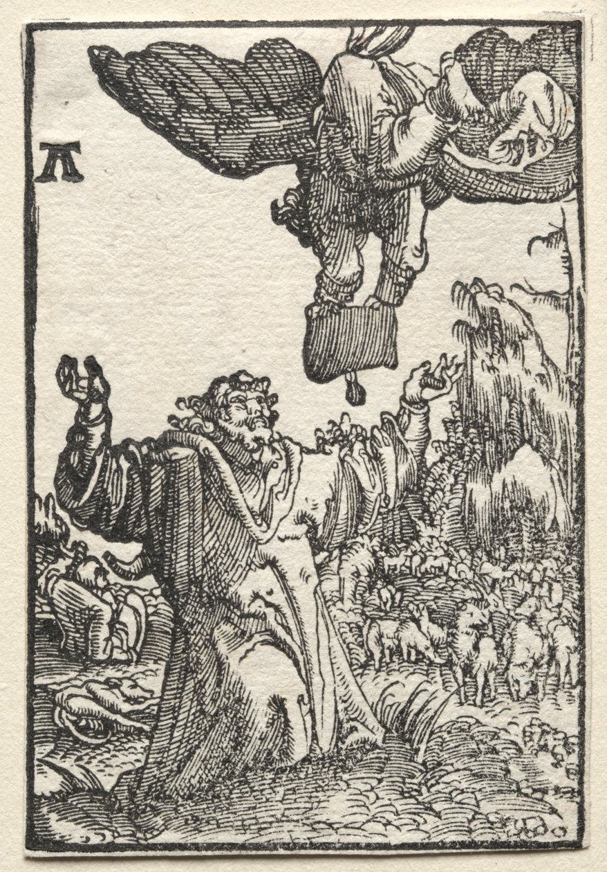 The Fall and Redemption of Man: The Message of the Angel to Joachim by Albrecht Altdorfer