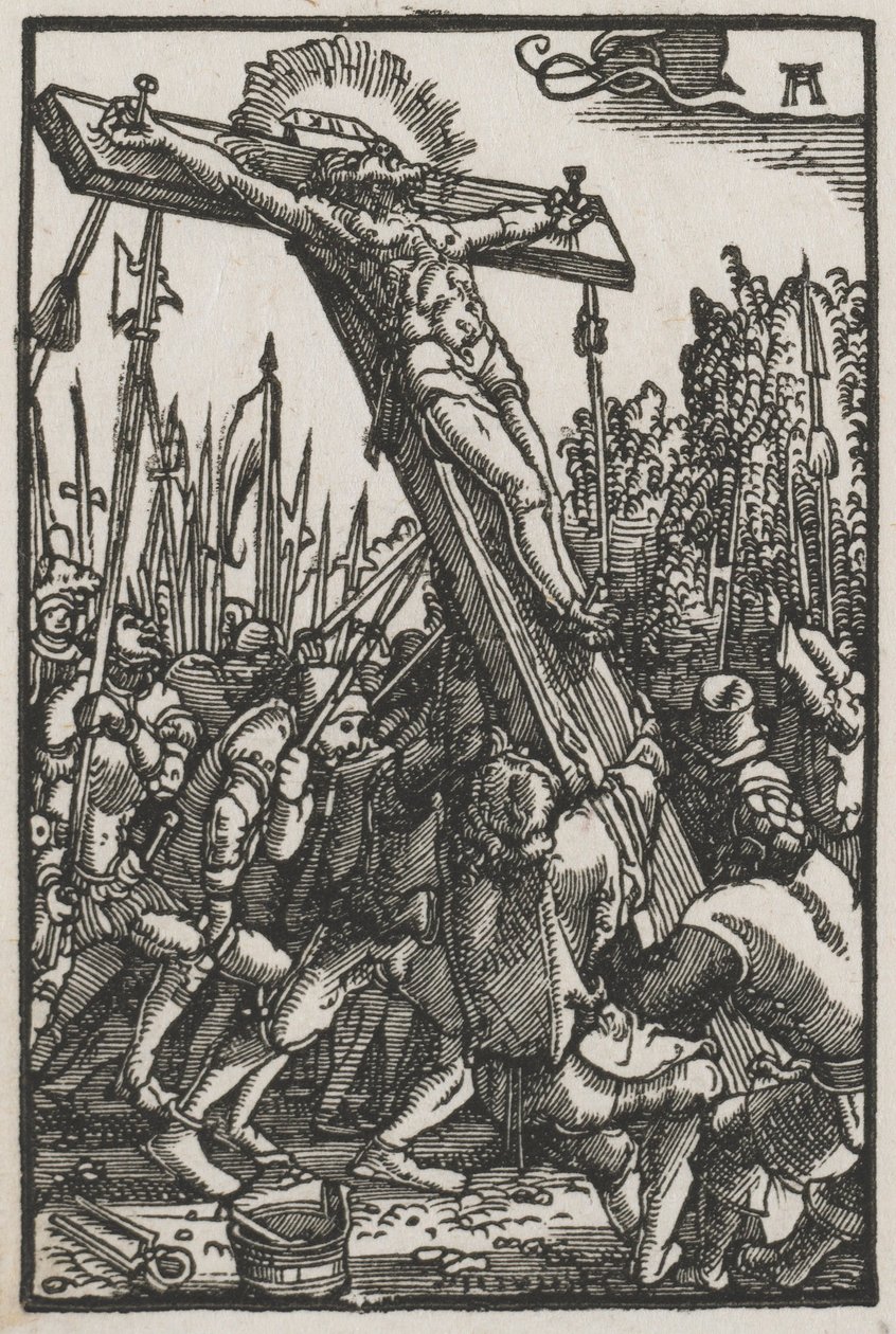 The Fall and Redemption of Man: The Raising of the Cross, c. 1515 by Albrecht Altdorfer