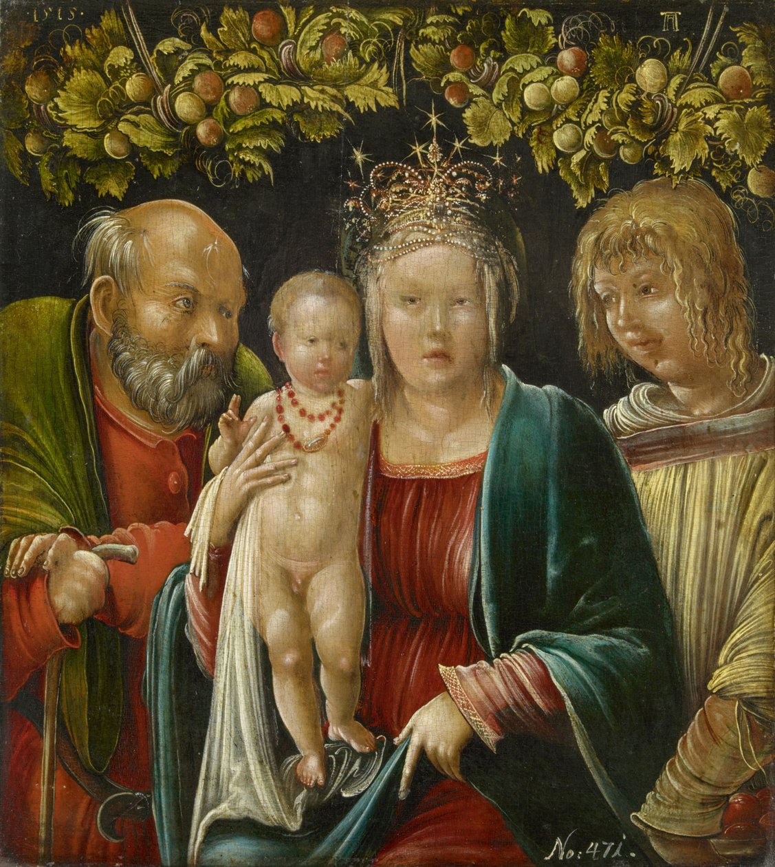 The Holy Family with Saint Agapitus, 1515 by Albrecht Altdorfer