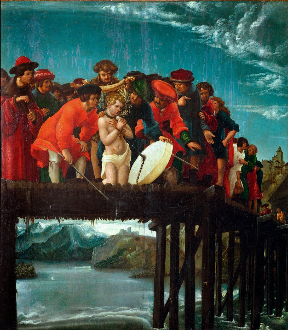 The Martyr of Saint Florian (detail) by Albrecht Altdorfer