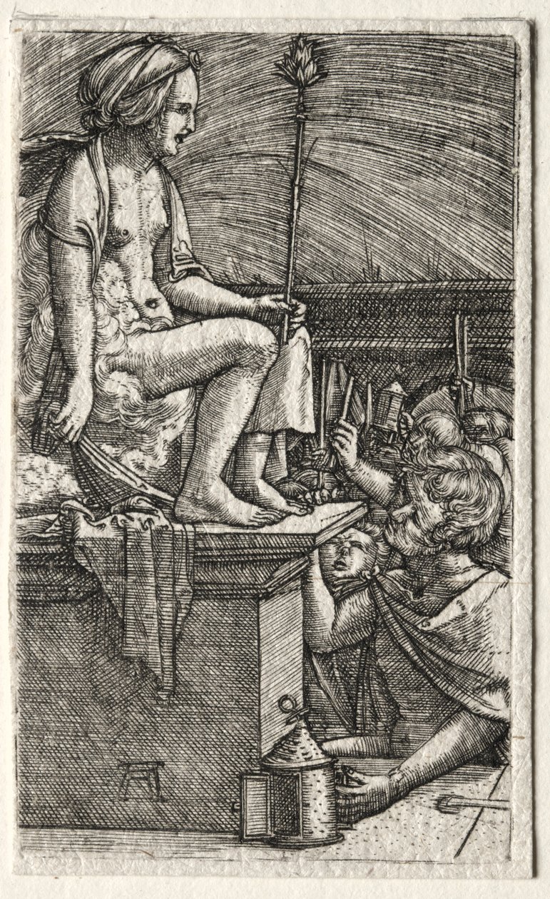 The Roman Courtesan or The Revenge of the Sorcerer Virgil by Albrecht Altdorfer