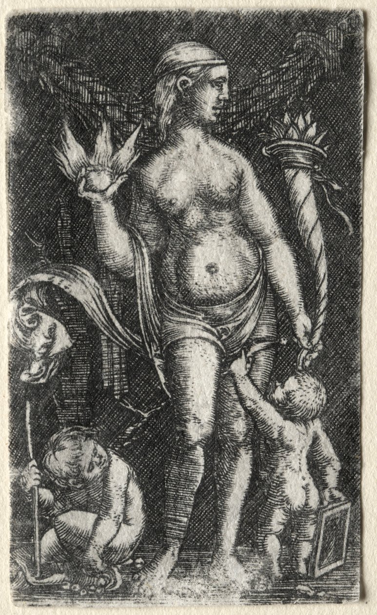 Venus between Two Cupids by Albrecht Altdorfer