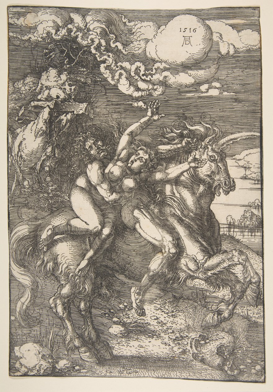 Abduction of Proserpine by Albrecht Dürer