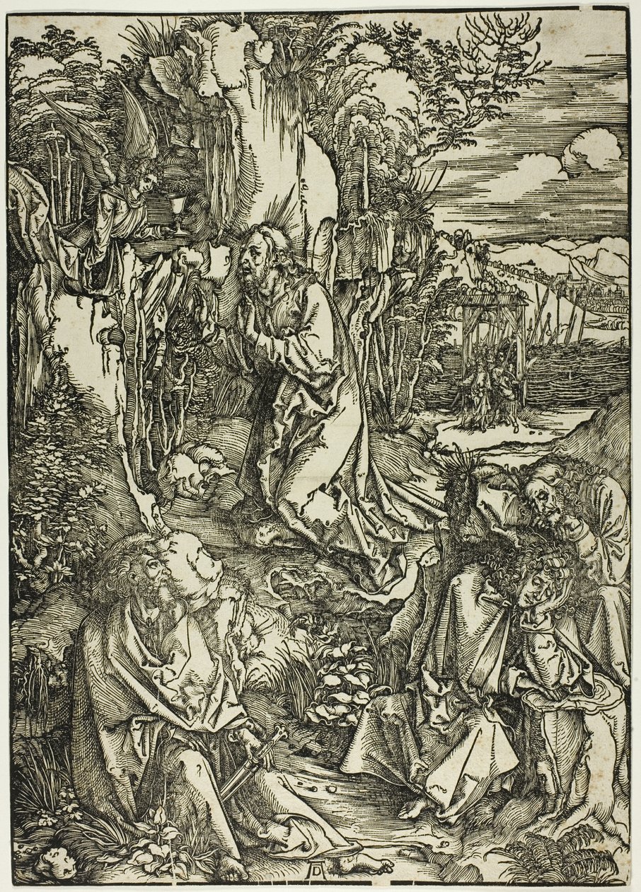 Agony in the Garden (from The Large Passion) by Albrecht Dürer