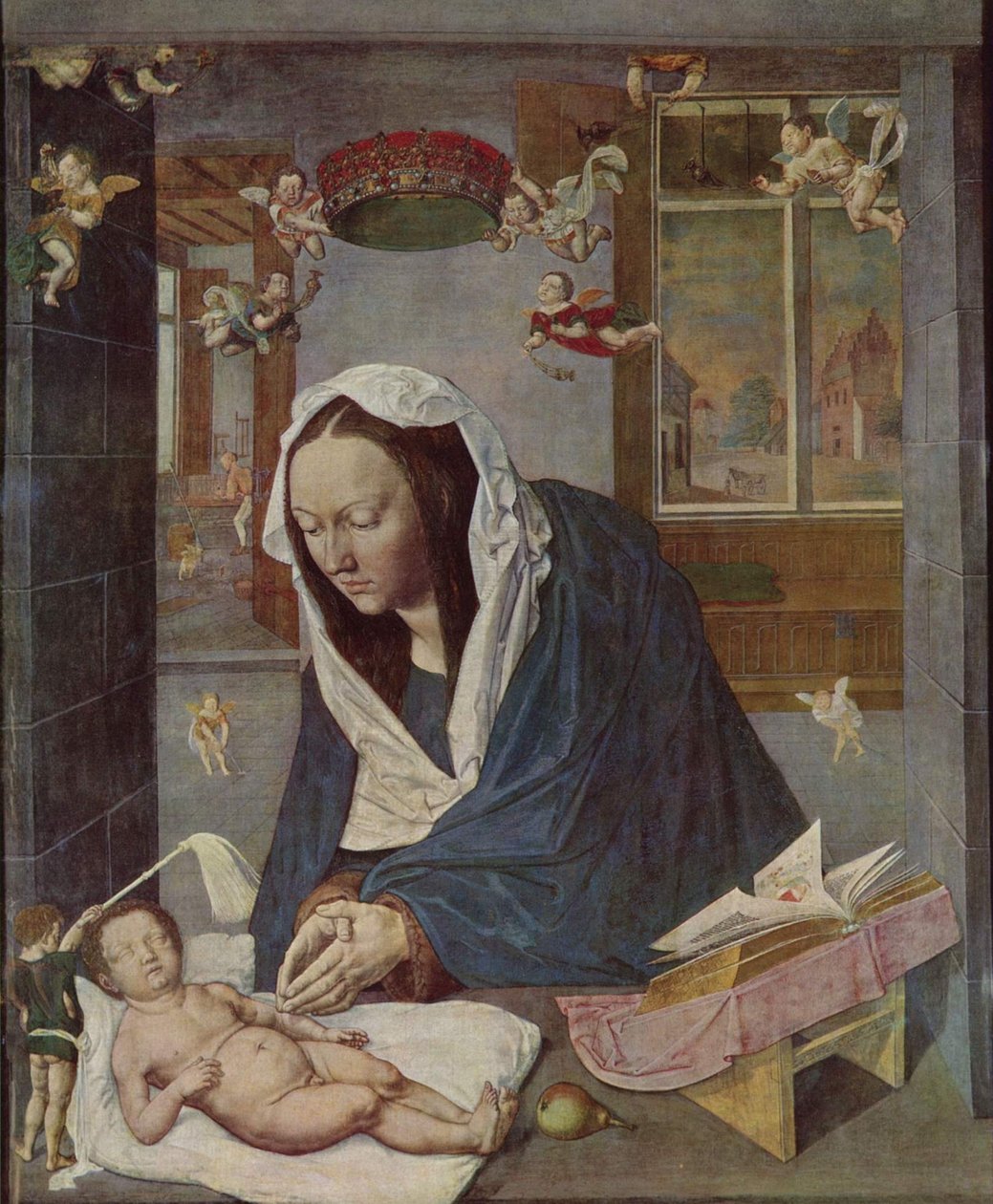 Albrecht-Dürer-Central-Panel-Marienaltar by Albrecht Dürer