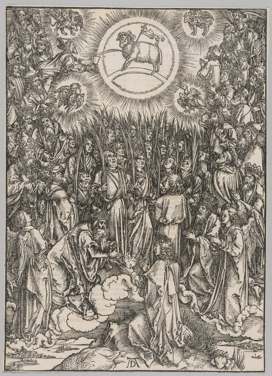 Apocalypse: The Adoration of the Lamb—The Hymn of the Chosen by Albrecht Dürer