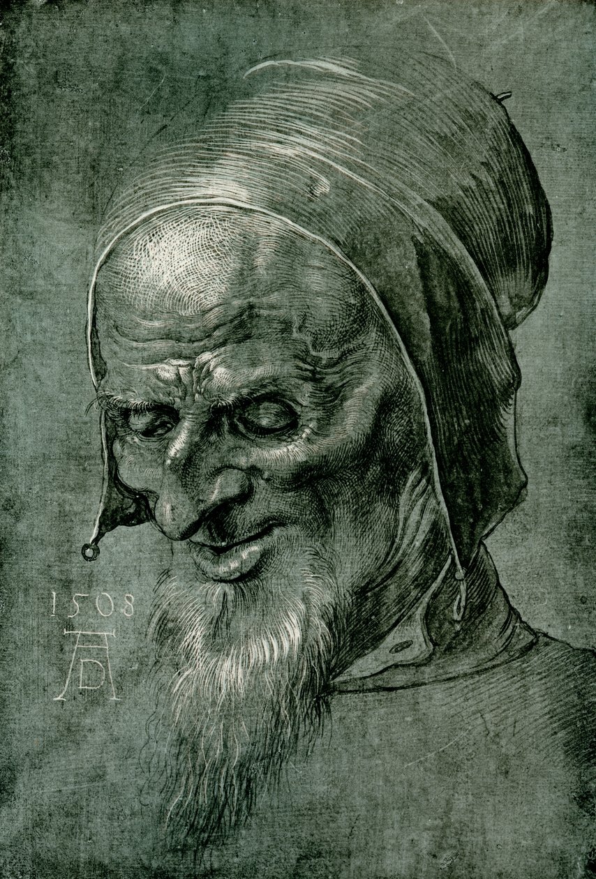Apostle Head of 1508 by Albrecht Dürer