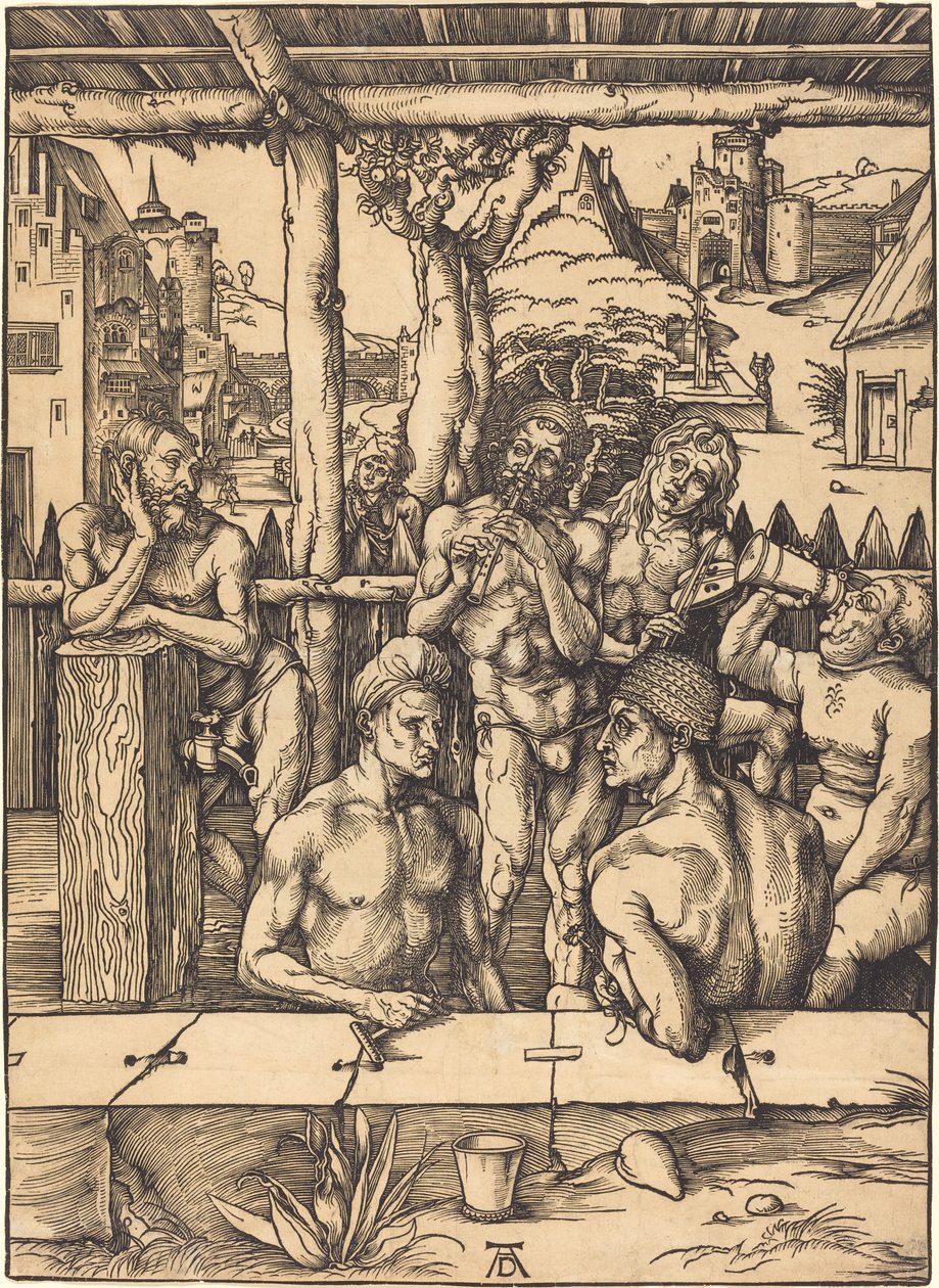 Bath House by Albrecht Dürer