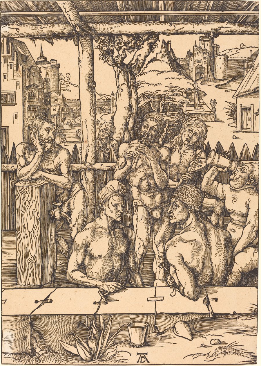 Bath House by Albrecht Dürer