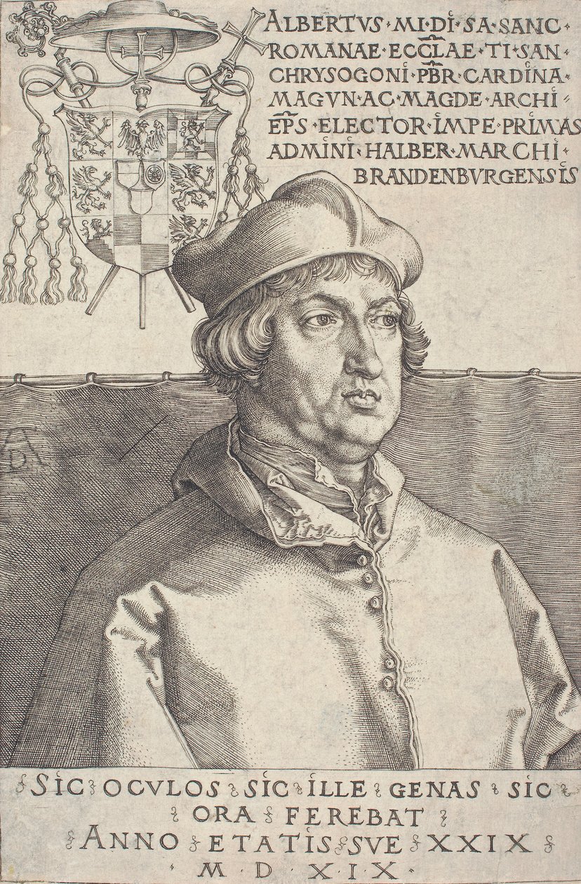 Cardinal Albrecht of Brandenburg by Albrecht Dürer