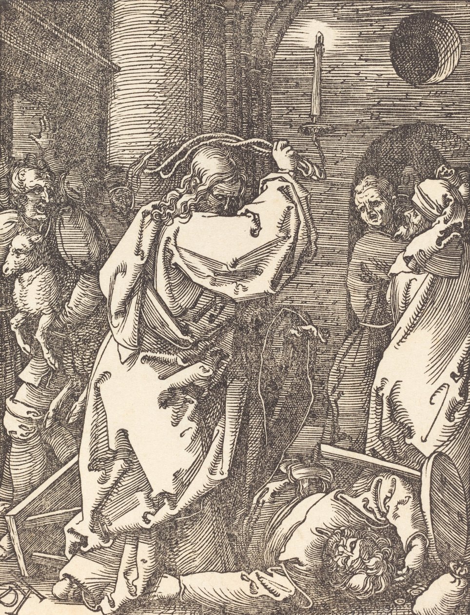 Christ Expelling the Moneylenders from the Temple, Probably c. 1509-1510 by Albrecht Dürer