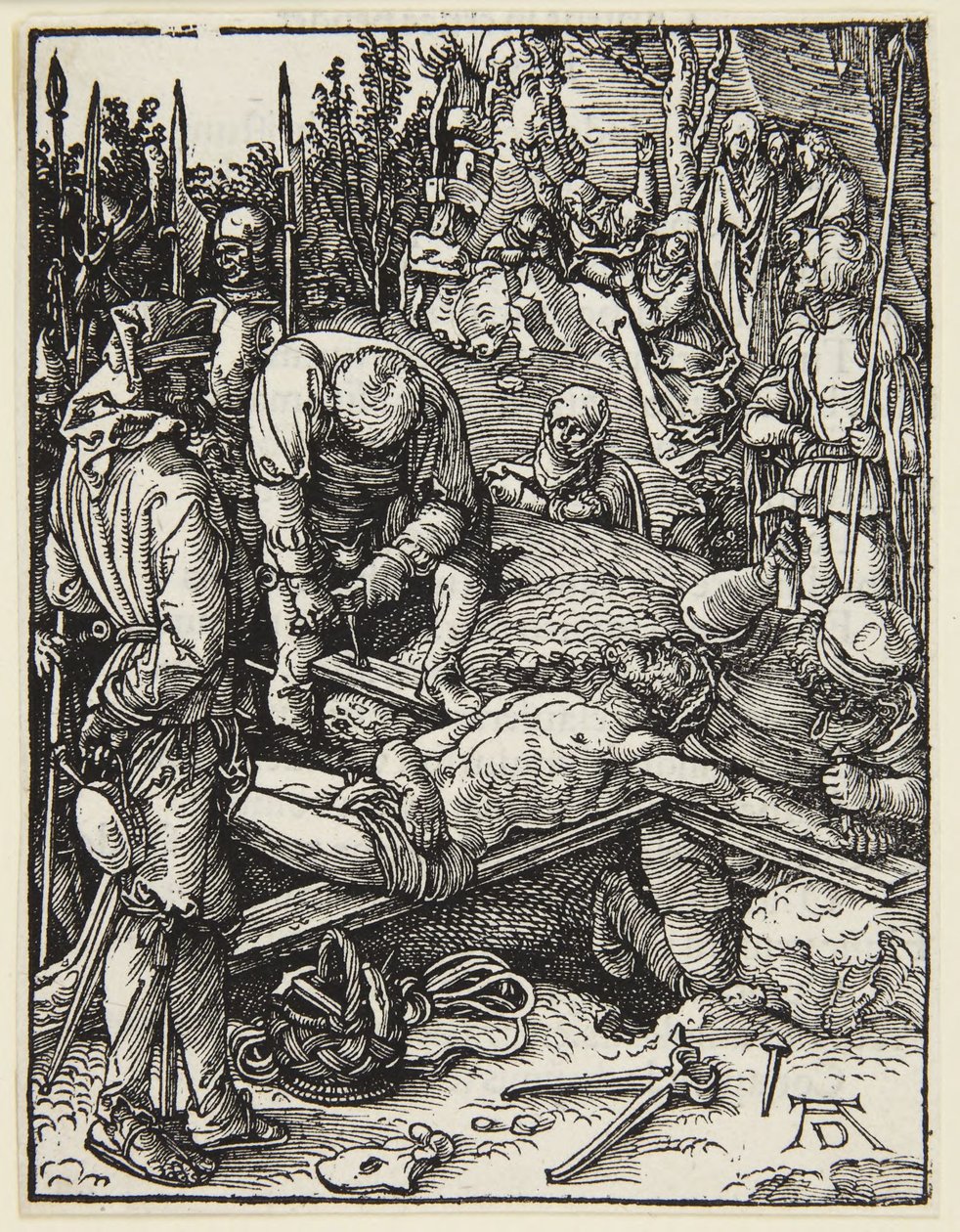 Christ Nailed to the Cross by Albrecht Dürer