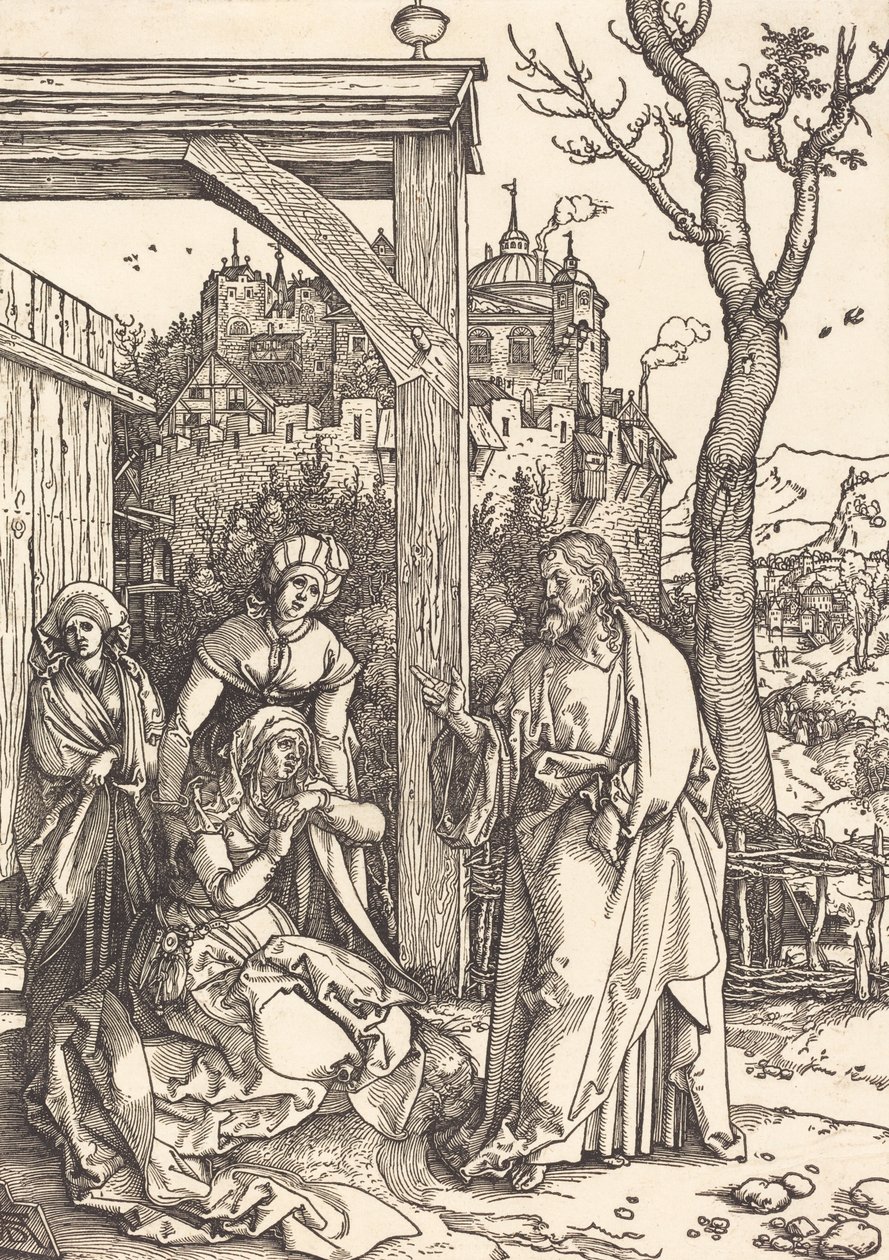 Christ Taking Leave from His Mother by Albrecht Dürer