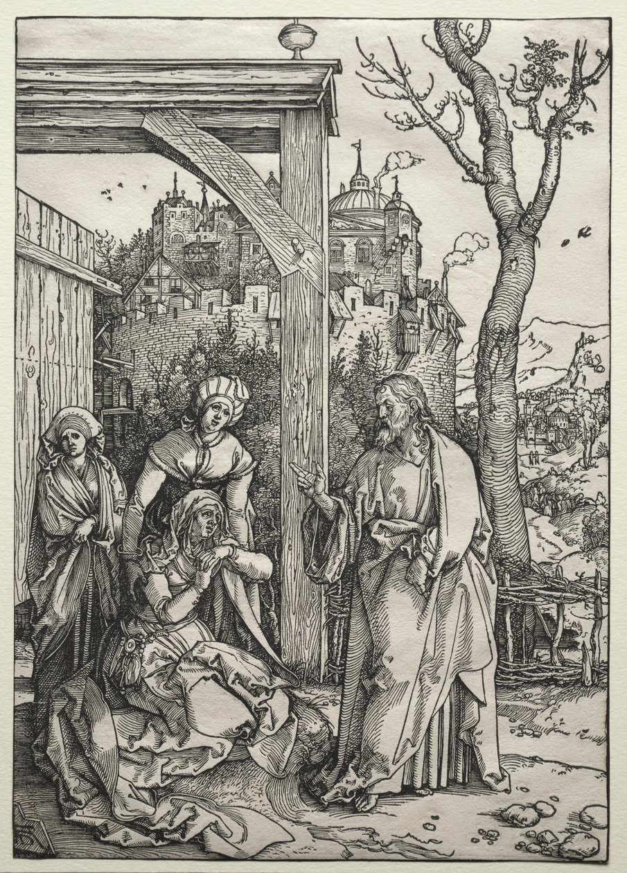 Christ Taking Leave of His Mother, c. 1504-1505 by Albrecht Dürer