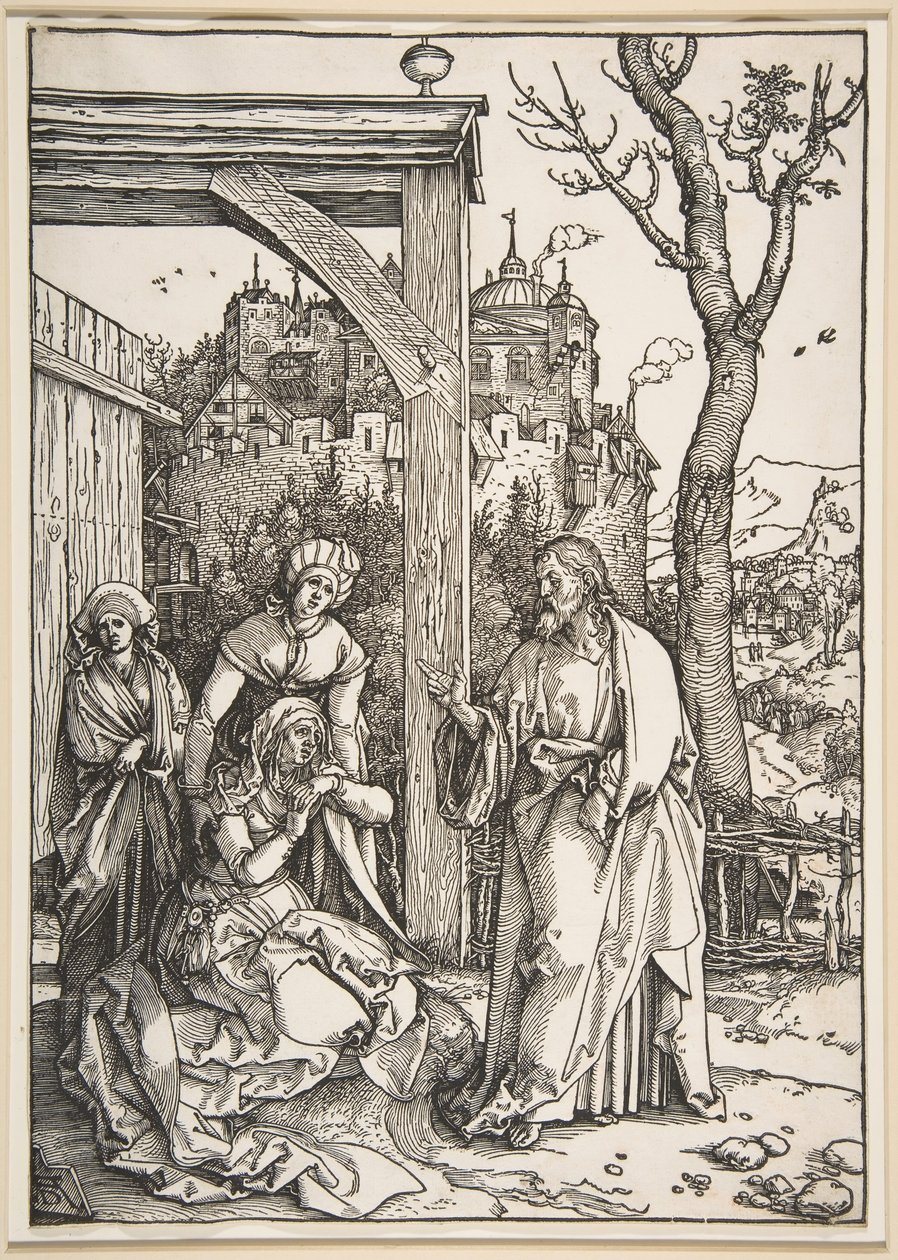 Christ Taking Leave of His Mother, from The Life of the Virgin, ca. 1504 by Albrecht Dürer