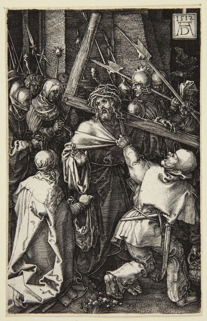 Christ bearing the Cross (Engraved Passion series) by Albrecht Dürer