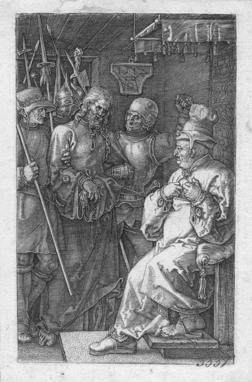 Christ before Caiaphas by Albrecht Dürer