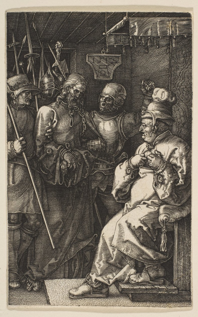 Christ before Caiaphas by Albrecht Dürer