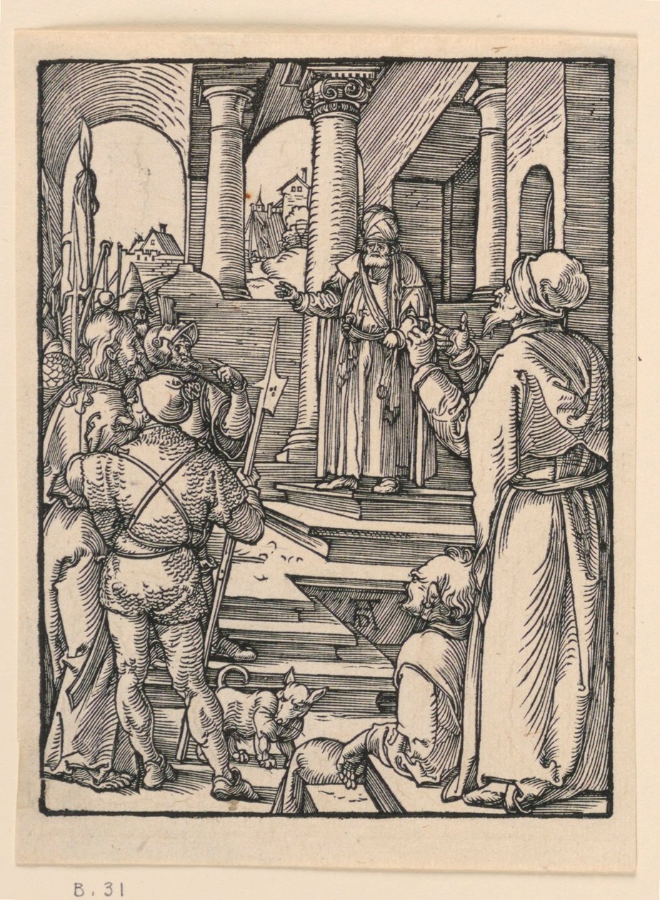 Christ before Pilate, from The Little Passion Series by Albrecht Dürer