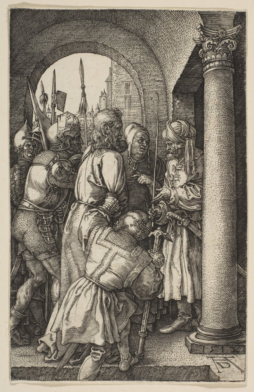 Christ Before Pilate, from The Passion, 1512 by Albrecht Dürer