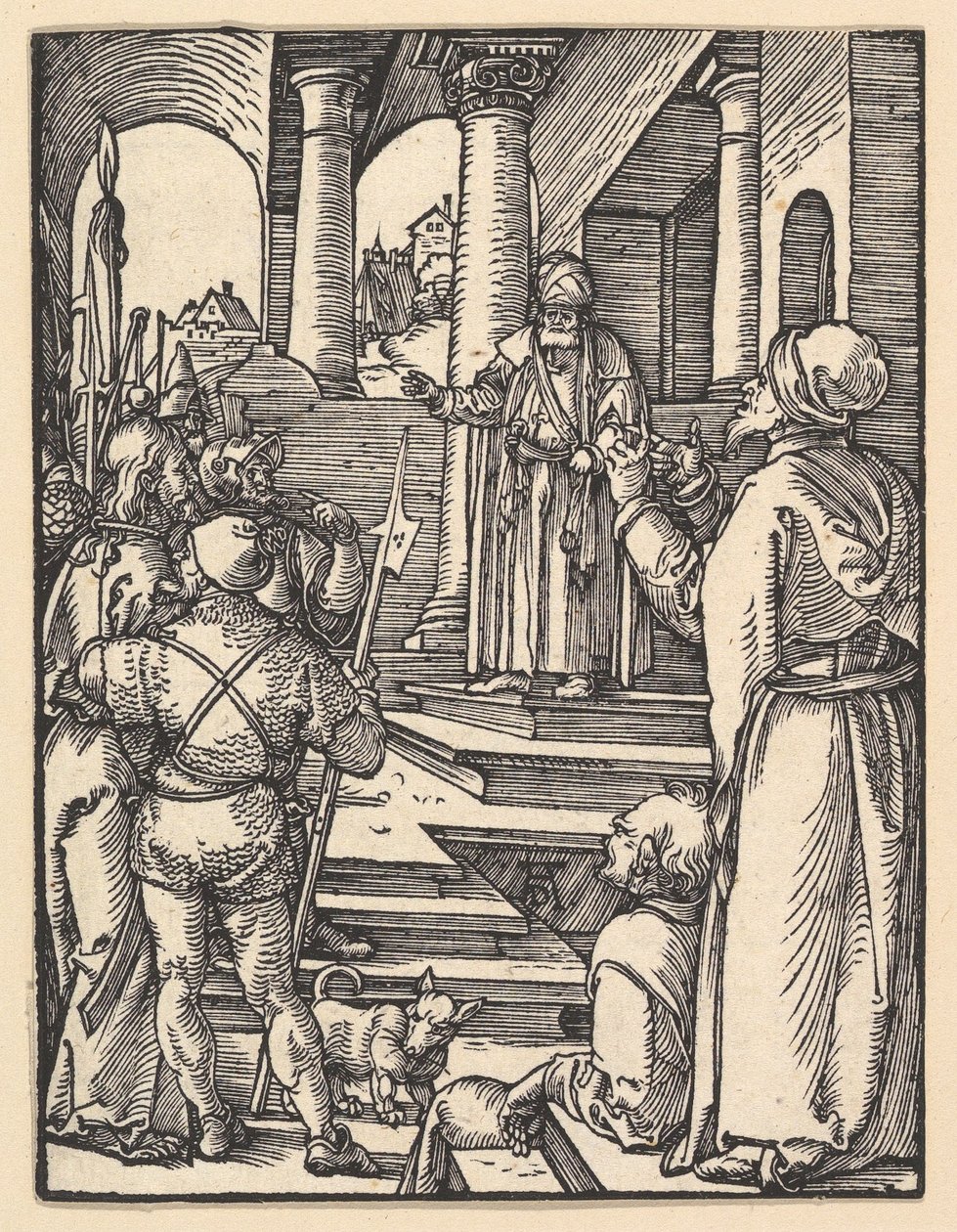 Christ before Pilate, from "The Small Passion" by Albrecht Dürer