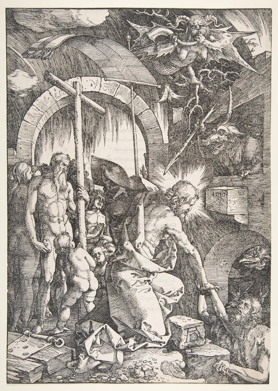 Christ in Limbo, from The Large Passion by Albrecht Dürer
