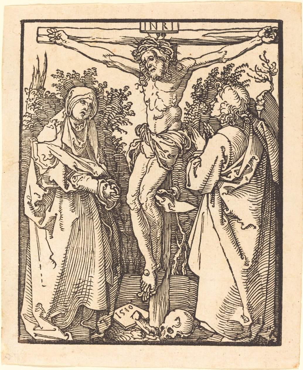 Christ on the Cross with Mary and Saint John, 1510 by Albrecht Dürer