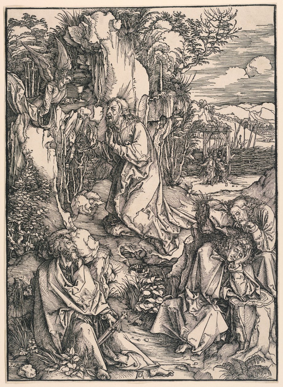 Christ on the Mount of Olives (Agony in the Garden), from the Great Passion by Albrecht Dürer