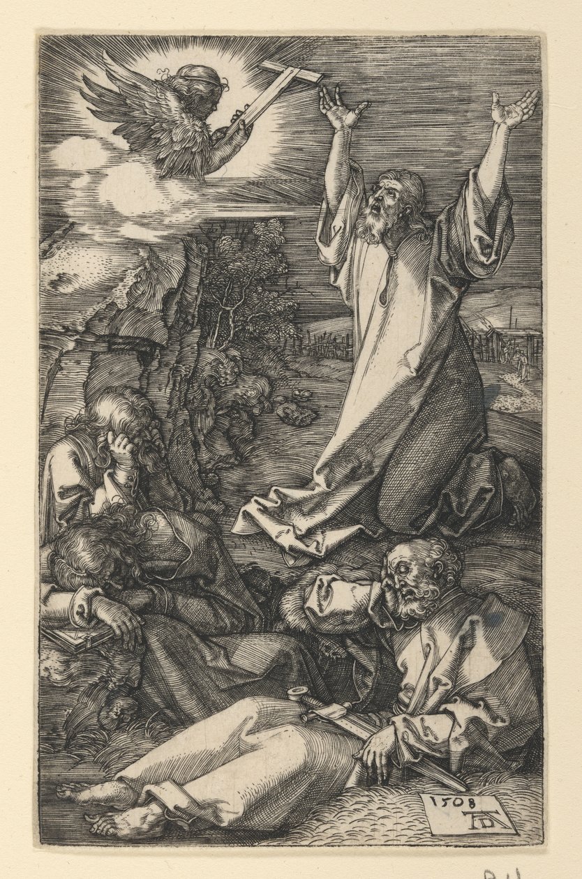 Christ on the Mount of Olives, from The Engraved Passion by Albrecht Dürer