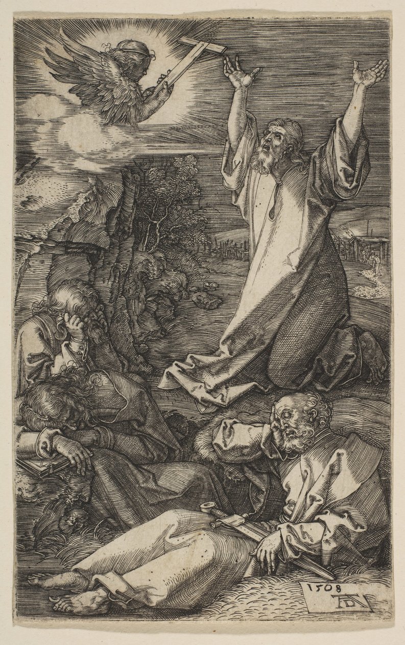 Christ on the Mount of Olives, from The Passion by Albrecht Dürer
