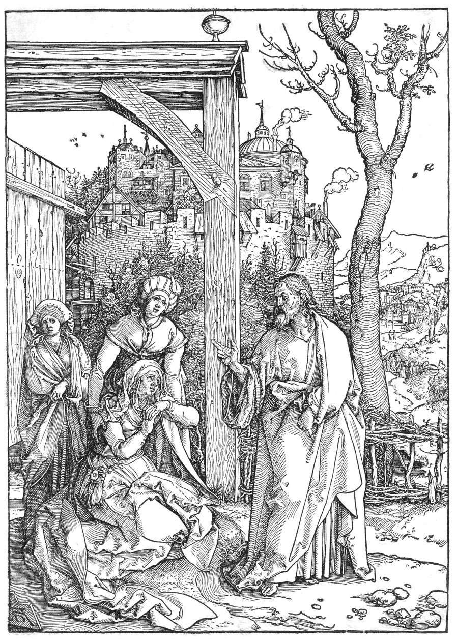 Christ Taking Leave of His Mother by Albrecht Dürer