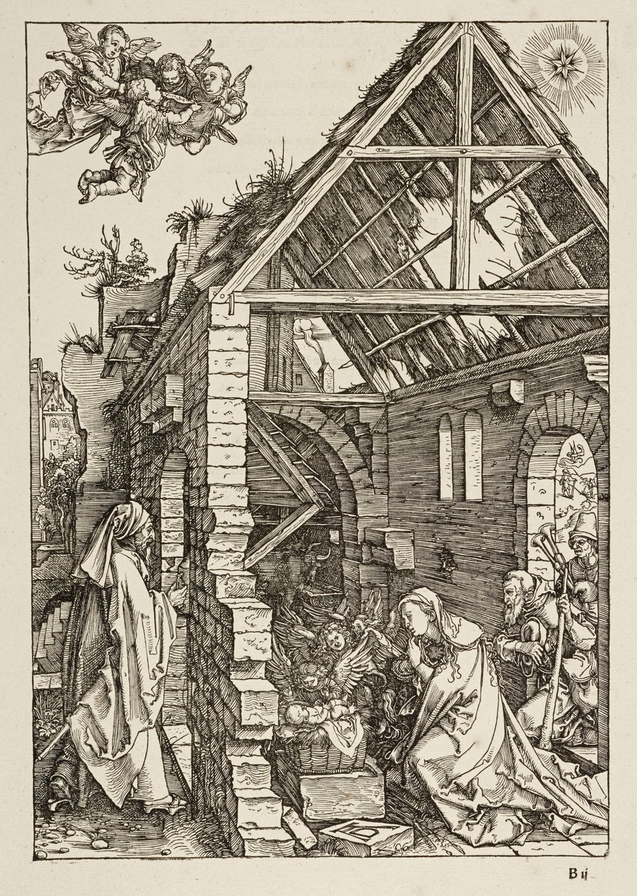 Nativity of Christ (Life of Mary) by Albrecht Dürer