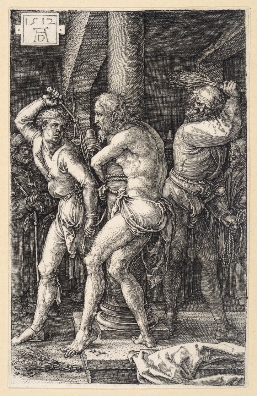 The Scourging of Christ (Copperplate Passion) by Albrecht Dürer