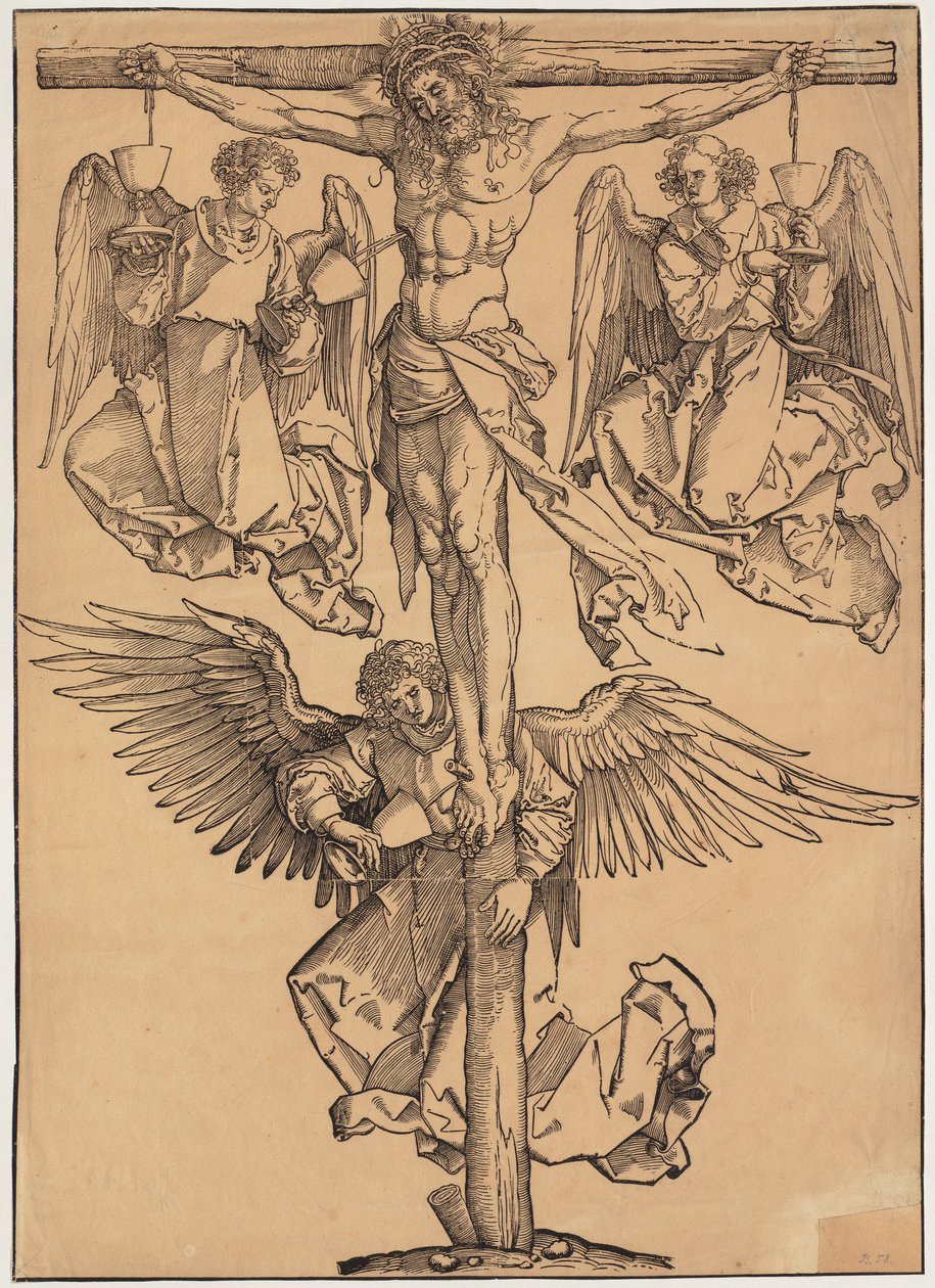 Christ on the Cross with the Three Angels by Albrecht Dürer