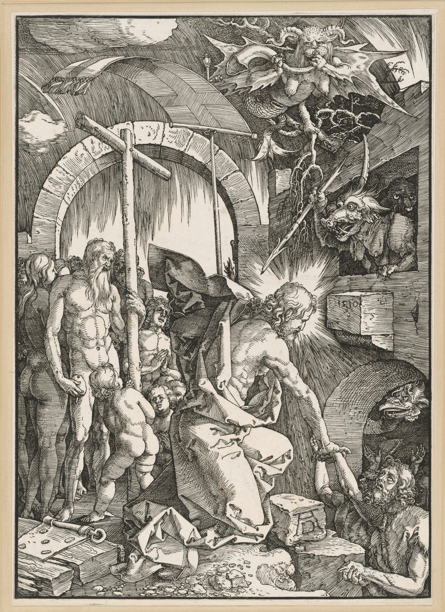Christ in Limbo (Great Passion) by Albrecht Dürer