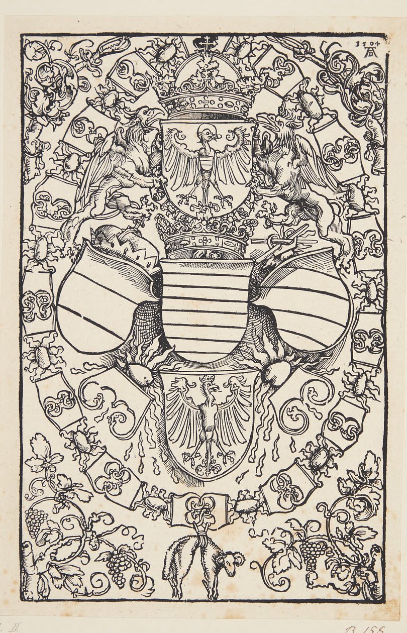 Coat-of-Arms of Maximilian I as King of the Romans by Albrecht Dürer