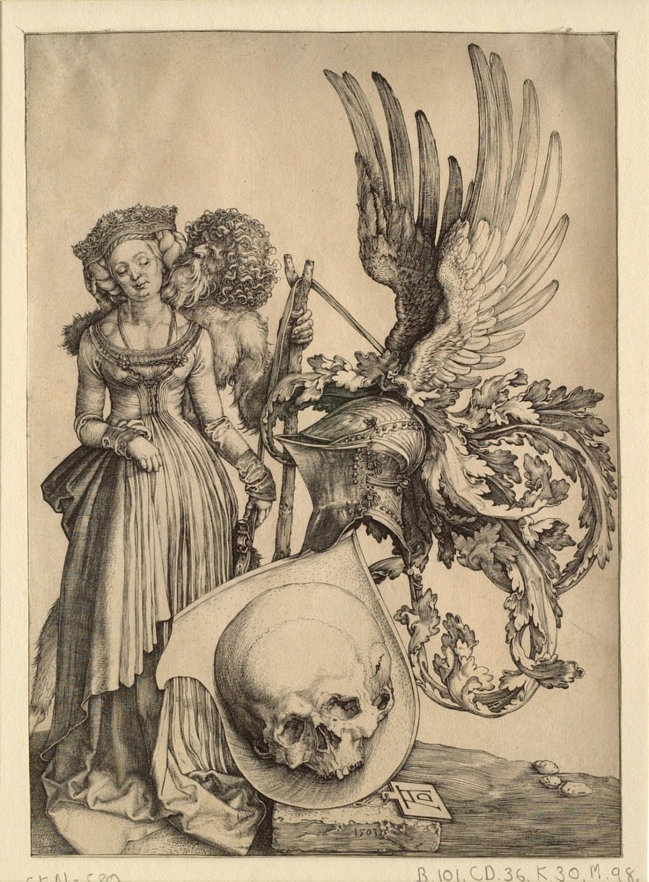 Coat-of-Arms with a Skull by Albrecht Dürer