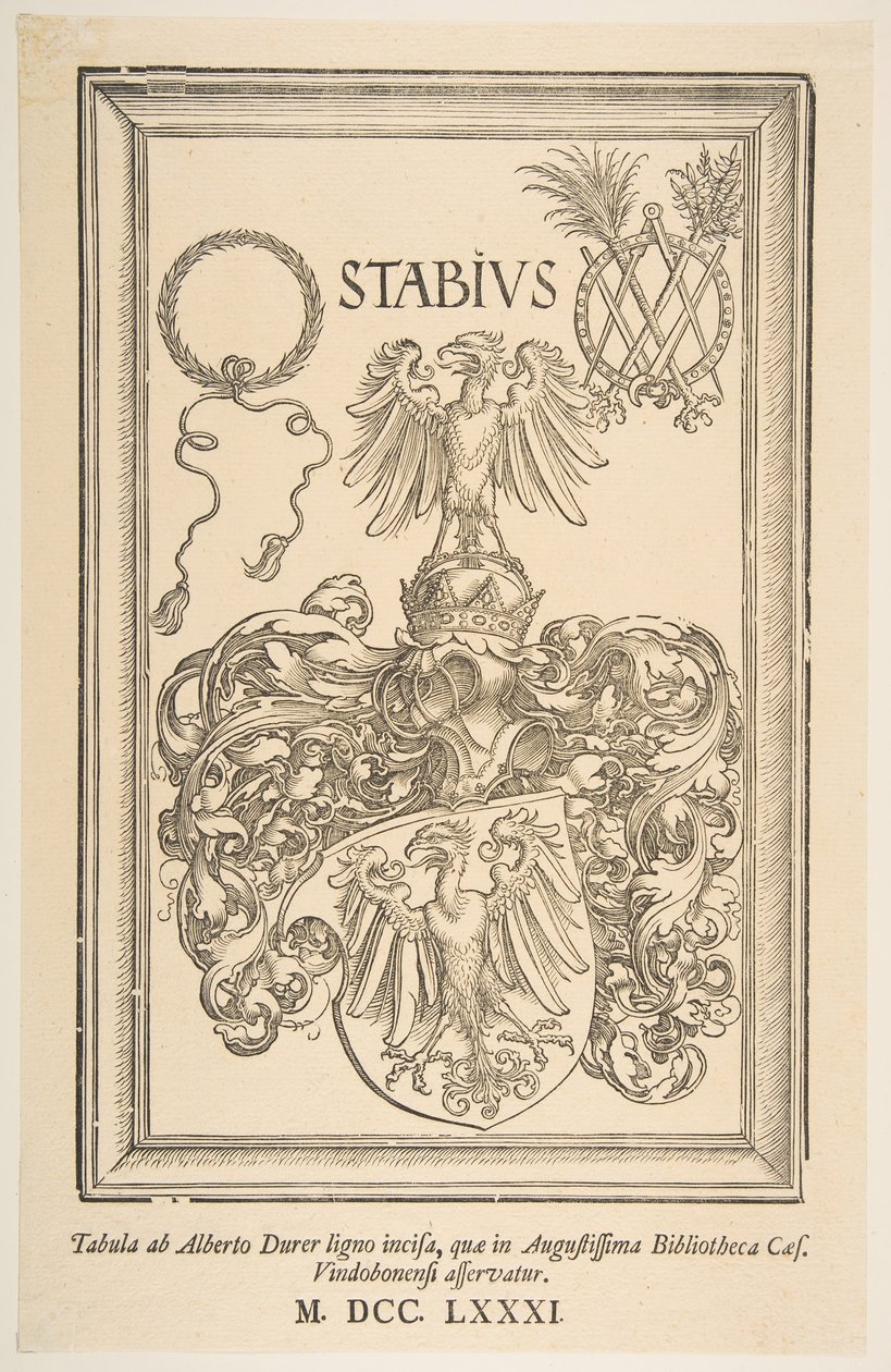Coat-of-Arms of Johan Stabius by Albrecht Dürer