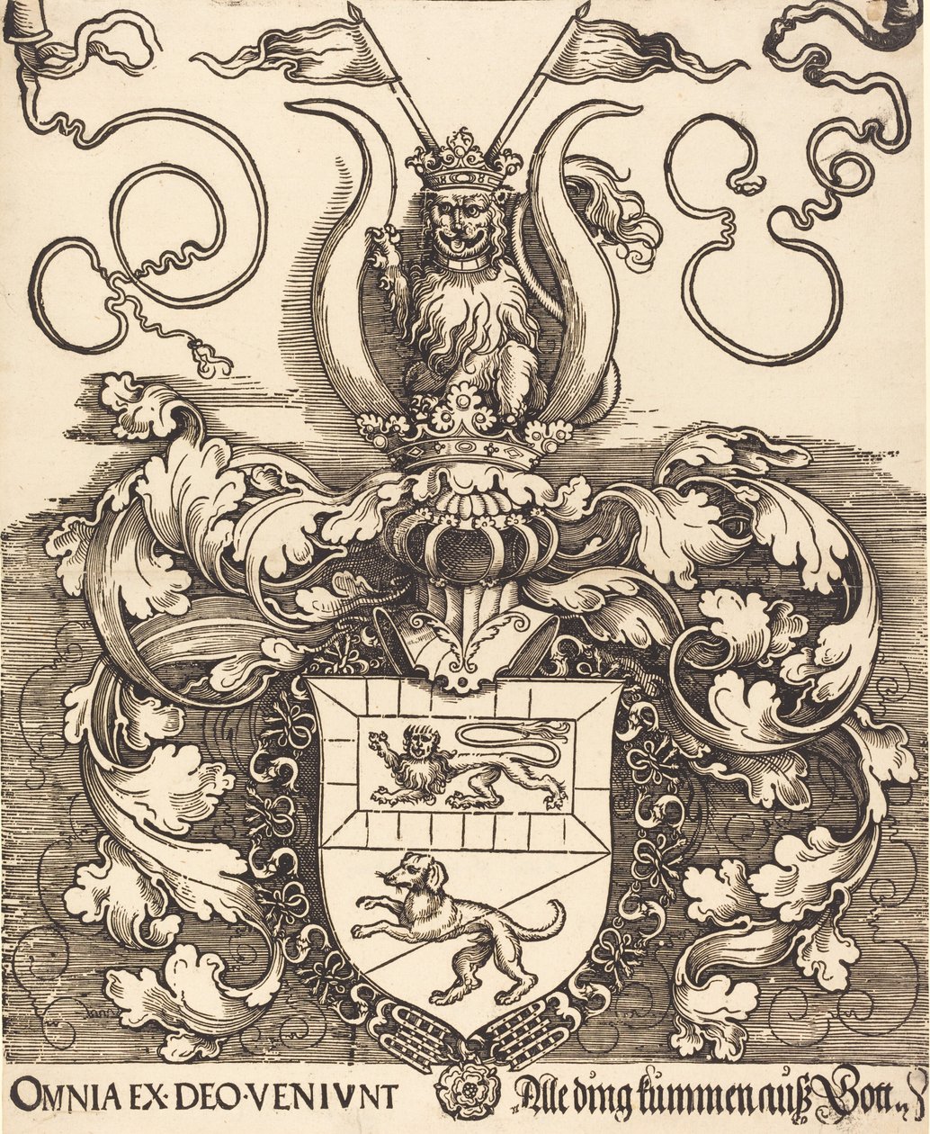 Coat of Arms of Lorenz Staiber by Albrecht Dürer