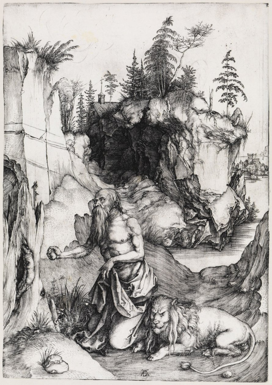 Saint Jerome in the Desert by Albrecht Dürer
