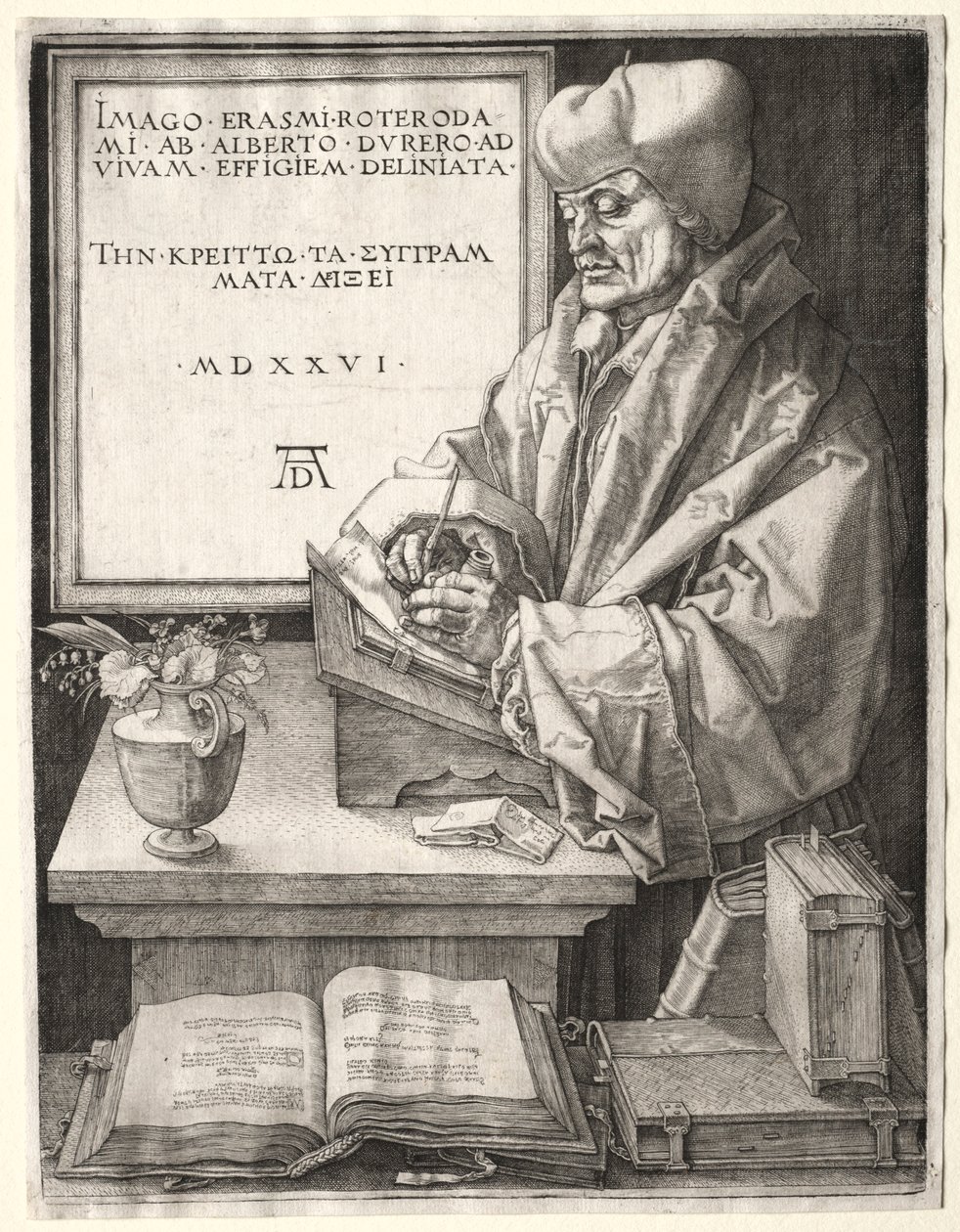 Desiderius Erasmus of Rotterdam by Albrecht Dürer